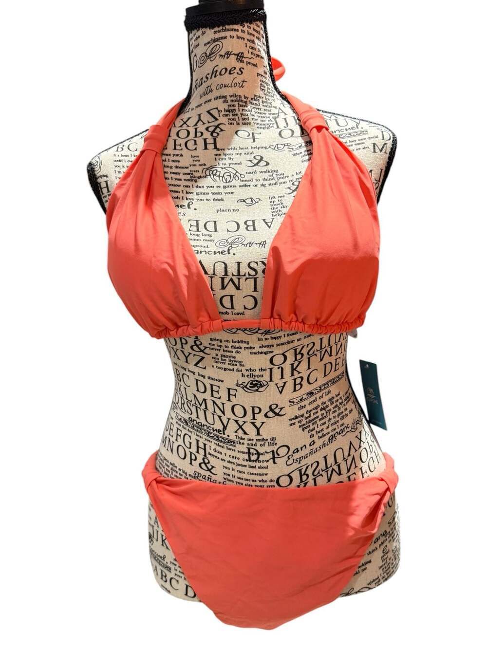 NWT Cupshe Coral Bikini Set – Size XXL